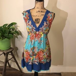 Flowered Size Medium Dress by Angie
